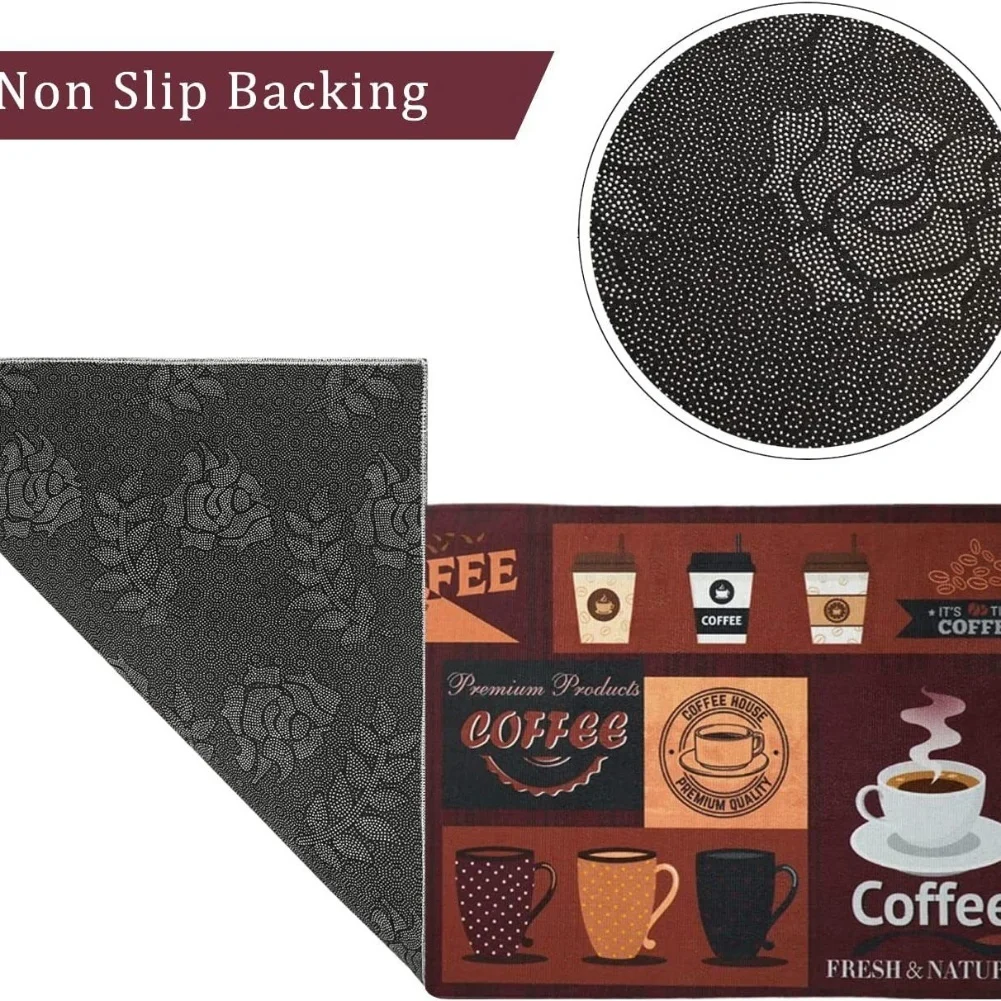 2 Pcs Coffee-Themed Kitchen Floor Mats Set Kitchen Floor Mats Set: Non-Slip, Easy-Clean & Stylish! Home Floor Rug Decorations
2 Pcs Coffee-Themed Kitchen Floor Mats Set Kitchen Floor Mats Set: Non-Slip, Easy-Clean & Stylish! Home Floor Rug Decorations