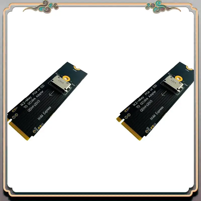 Durable 2X M.2 NVME To U.2 Oculink SFF-8612 Adapter PCI-E NGFF Multi-Function Convenience Adapter GEN4
Durable 2X M.2 NVME To U.2 Oculink SFF-8612 Adapter PCI-E NGFF Multi-Function Convenience Adapter GEN4
