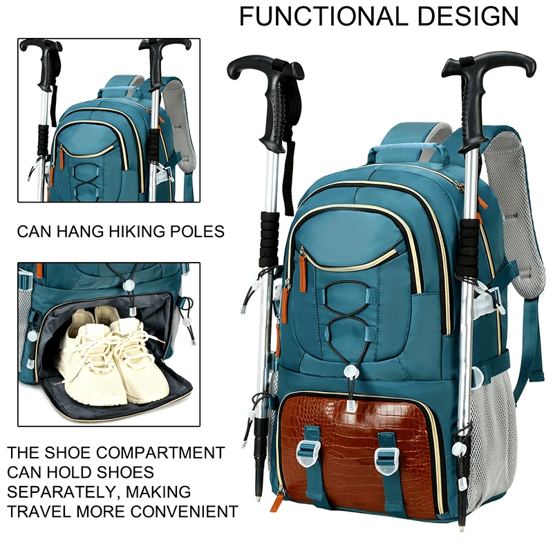 40L Camping Backpack for Hiking and Mountaineering, 17.3-inch Laptop Backpack, Lightweight for Hiking, Outdoor, Sports, and Trav
40L Camping Backpack for Hiking and Mountaineering, 17.3-inch Laptop Backpack, Lightweight for Hiking, Outdoor, Sports, and Trav