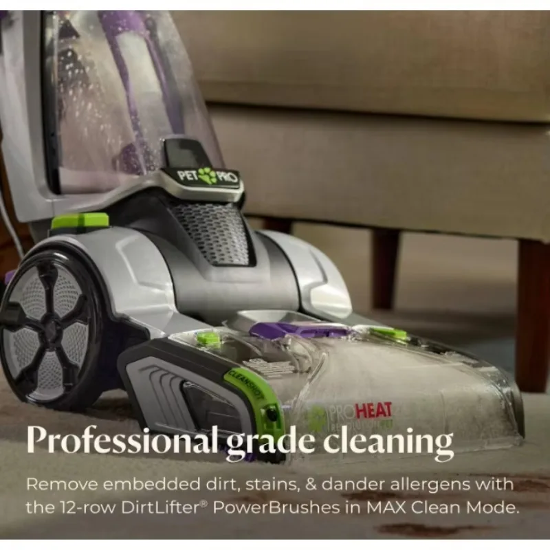 Upright Carpet Cleaner Deep Cleaning Machine Pet Turbo Suction Stain Removal 2X Revolution ProHeat 35799
Upright Carpet Cleaner Deep Cleaning Machine Pet Turbo Suction Stain Removal 2X Revolution ProHeat 35799