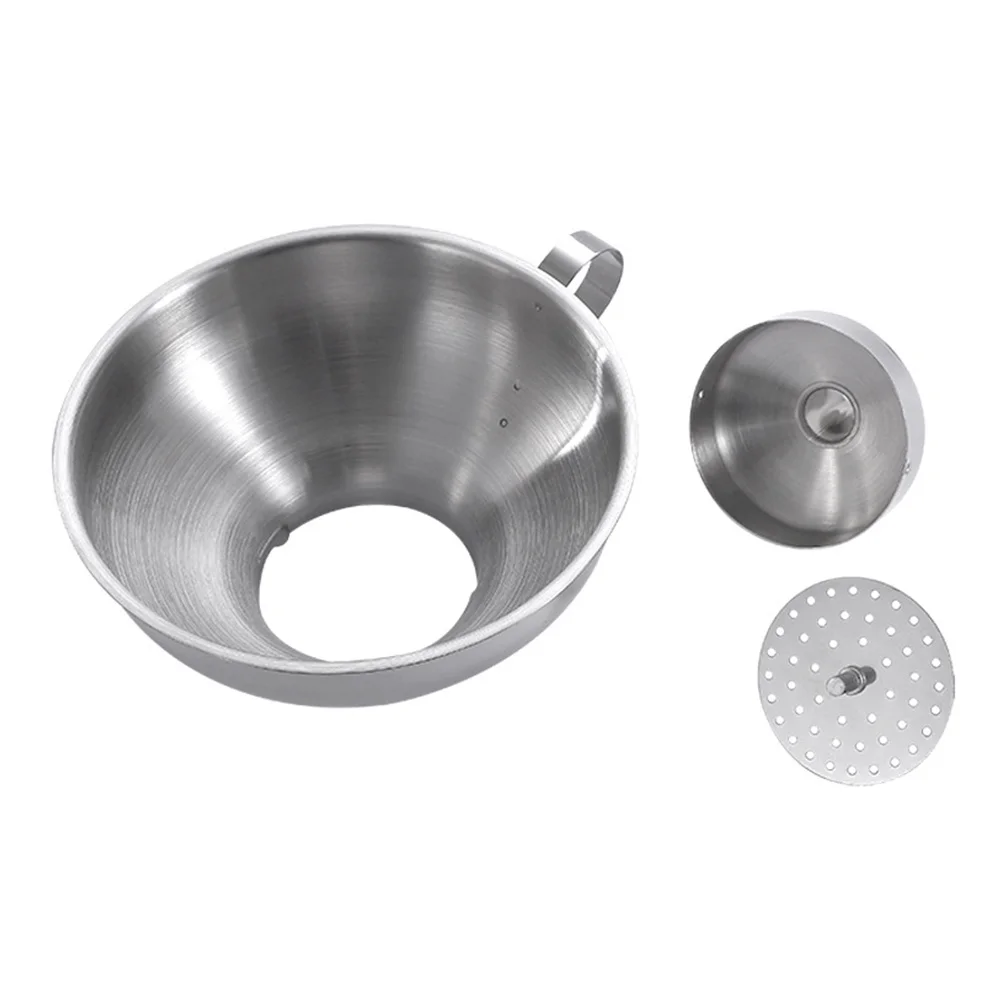 Stainless Steel Oil Funnel Kitchen Funnel For Wine Jam Liquid Transfer Household Gadget Practical Strainer Tool
Stainless Steel Oil Funnel Kitchen Funnel For Wine Jam Liquid Transfer Household Gadget Practical Strainer Tool