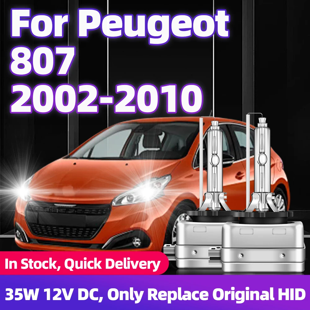 For Peugeot 807 2002 2003 2004 2005 2006 2007 2008 2009 2010 Xenon HID Bulb D1S Car Xenon Headlight 6000K 8000K 12000K DC12V 35W
For Peugeot 807 2002 2003 2004 2005 2006 2007 2008 2009 2010 Xenon HID Bulb D1S Car Xenon Headlight 6000K 8000K 12000K DC12V 35W