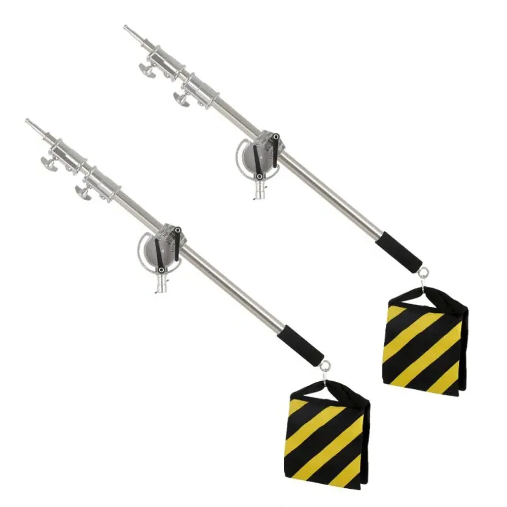 2 Pack Cross Arm Photo studio kits Light Stand Wall Bike Support Portable Weight Bag Photo Studio Accessories Magic Rod 2.49M
2 Pack Cross Arm Photo studio kits Light Stand Wall Bike Support Portable Weight Bag Photo Studio Accessories Magic Rod 2.49M