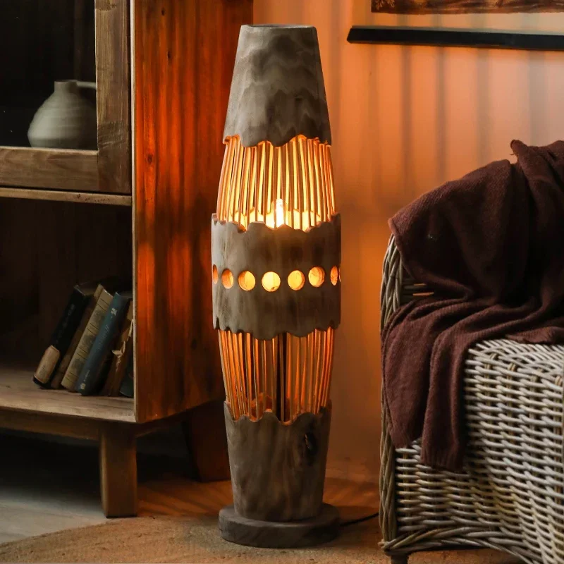 Vintage Bohemian Bamboo Wood Style Floor Lamp Suitable for Living Room Bedroom Sofa Side Standing Lamp Indoor Lighting Fixtures
Vintage Bohemian Bamboo Wood Style Floor Lamp Suitable for Living Room Bedroom Sofa Side Standing Lamp Indoor Lighting Fixtures