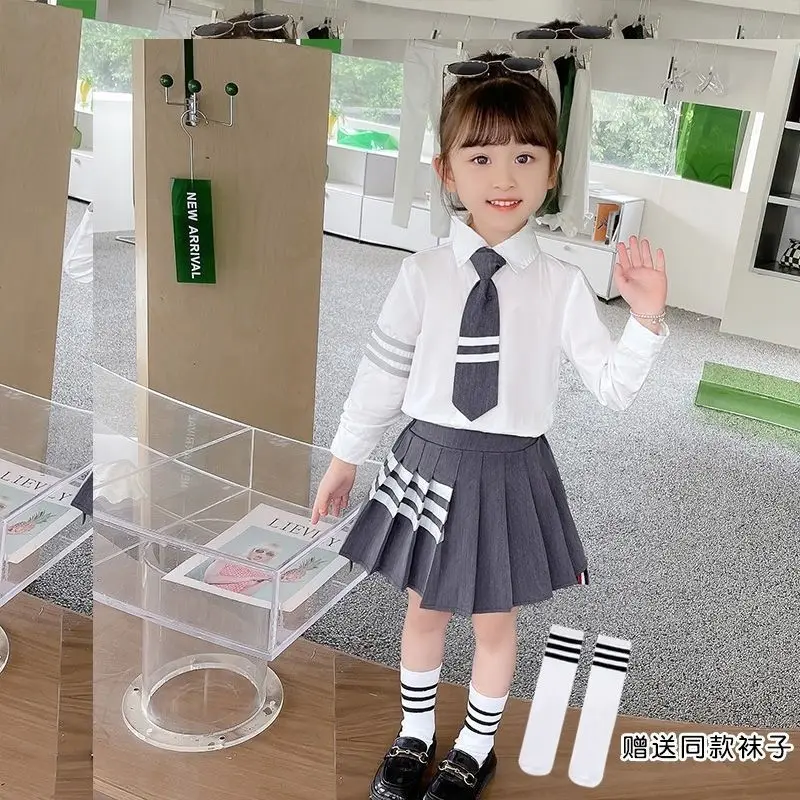Children 'S Clothing JK Uniform New Spring And Autumn College Style Shirt Pleated Skirt Suit
Children 'S Clothing JK Uniform New Spring And Autumn College Style Shirt Pleated Skirt Suit