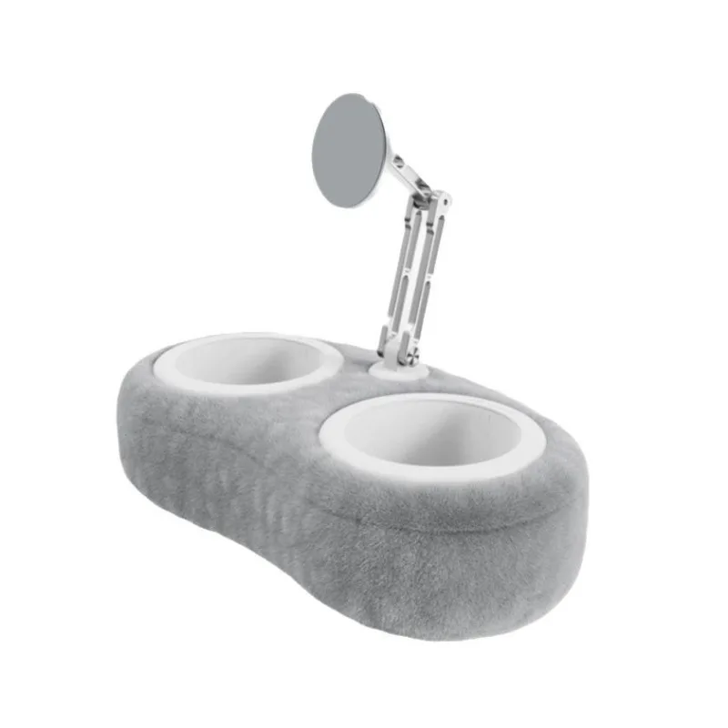 Car aluminum alloy folding plush throw pillow, snack basin, mobile phone tablet holder
Car aluminum alloy folding plush throw pillow, snack basin, mobile phone tablet holder