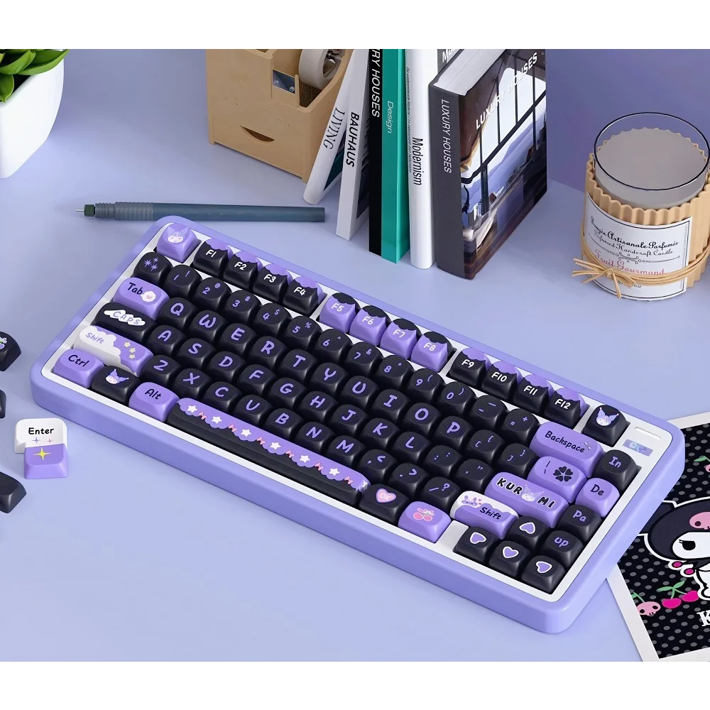 Колпачки для клавиш для девочек Kurome SOA, колпачки для клавиш PBT, большой набор, персонализированные, фиолетовые, черные, для 60/64/84/98/108 игр, механическая клавиатура MX
Колпачки для клавиш для девочек Kurome SOA, колпачки для клавиш PBT, большой набор, персонализированные, фиолетовые, черные, для 60/64/84/98/108 игр, механическая клавиатура MX