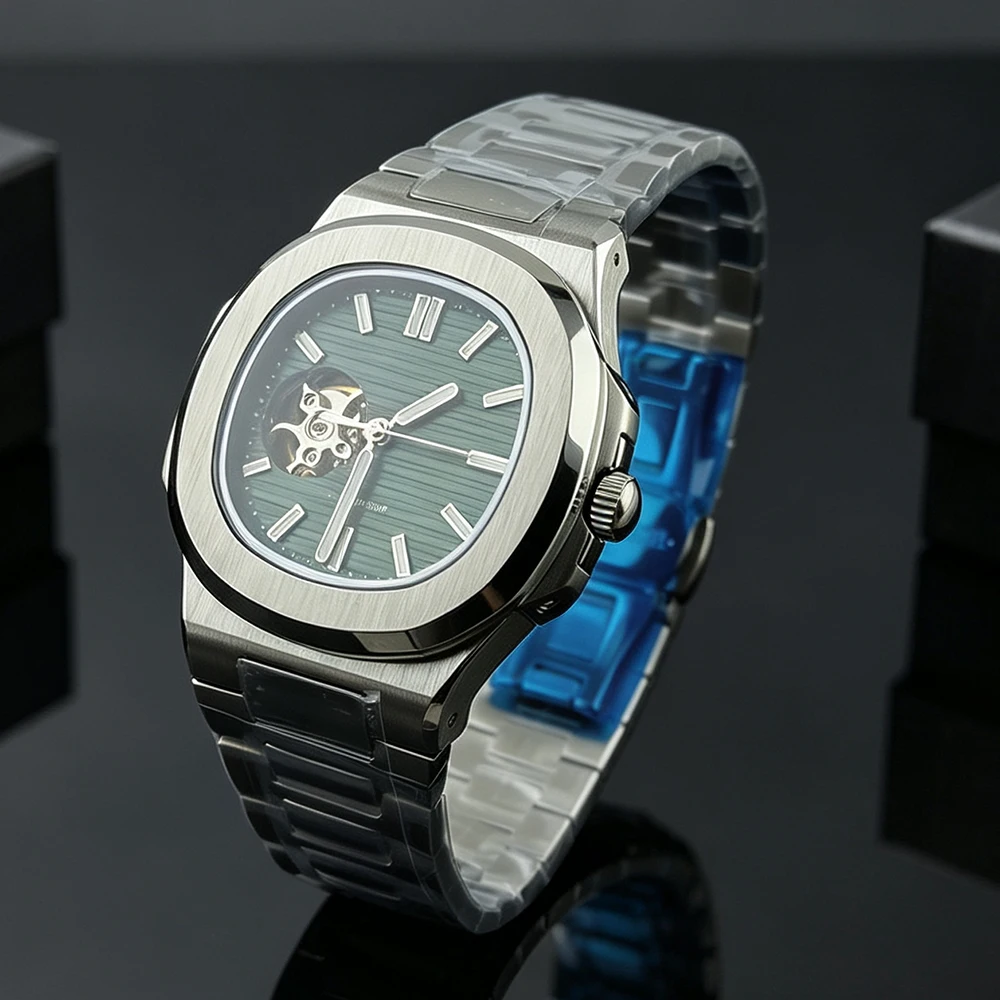 High quality 40mm NH38 watch casual watch stainless steel watch customized LOGO automatic watch NH38 movement
High quality 40mm NH38 watch casual watch stainless steel watch customized LOGO automatic watch NH38 movement