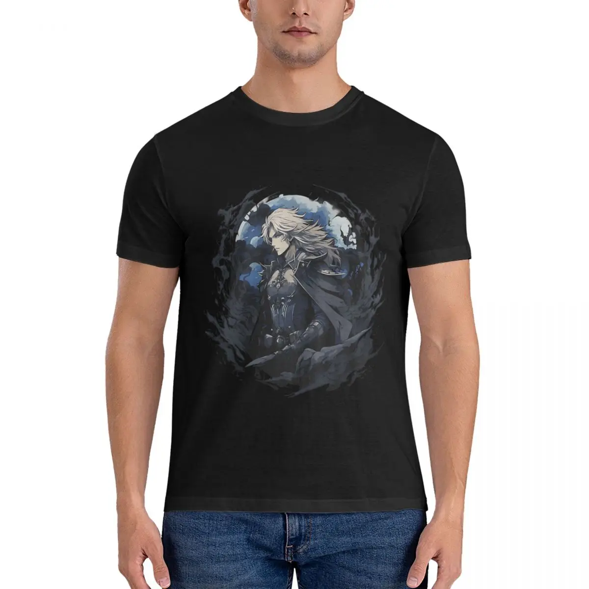 Крутая Мужская футболка Alucard Castlevania, потрясающие хлопковые футболки с круглым вырезом, летняя одежда
Крутая Мужская футболка Alucard Castlevania, потрясающие хлопковые футболки с круглым вырезом, летняя одежда