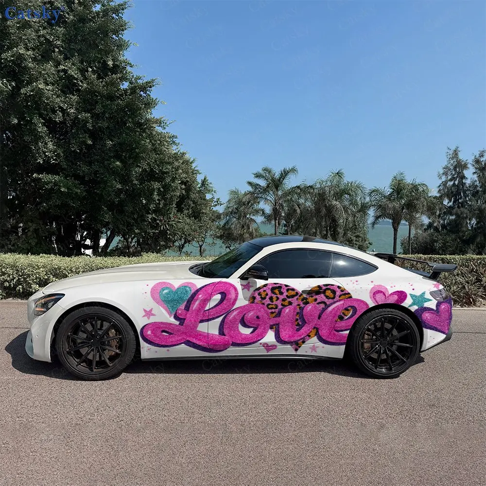 2pcs Leopard Print Heart, Durable, Fade-resistant, Enhance Vehicle Aesthetics With Bold Artistic Design Car Vinyl Wraps
2pcs Leopard Print Heart, Durable, Fade-resistant, Enhance Vehicle Aesthetics With Bold Artistic Design Car Vinyl Wraps