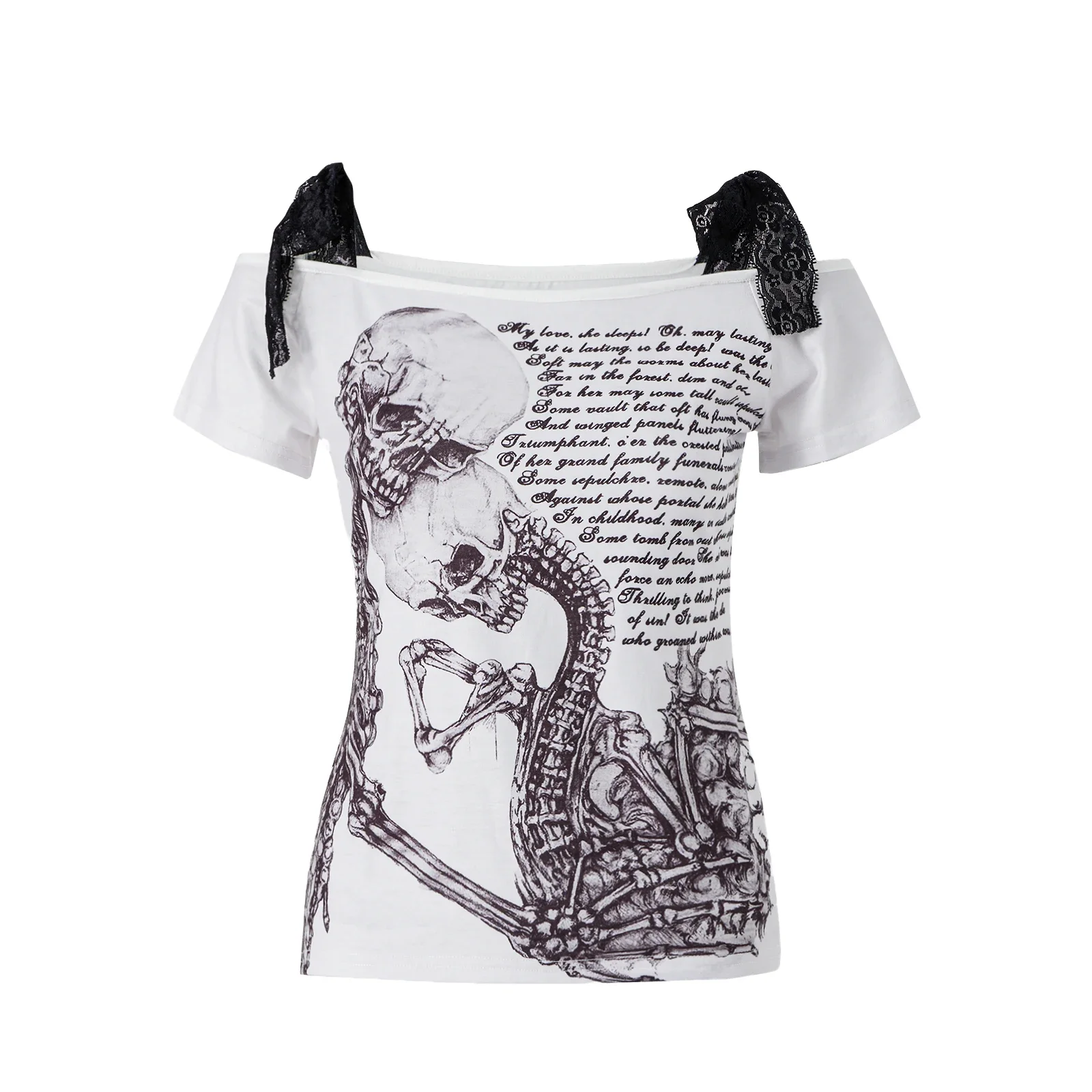 Fashion Ins American Retro 2000s Aesthetic Shoulder Short Sleeve Summer Y2K Top Individual Street Clothing Graphic T-shirt Top
Fashion Ins American Retro 2000s Aesthetic Shoulder Short Sleeve Summer Y2K Top Individual Street Clothing Graphic T-shirt Top