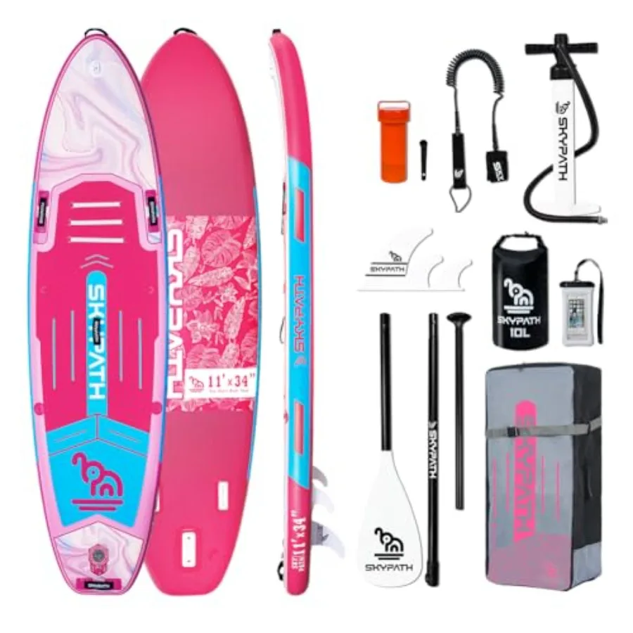 Inflatable Stand Up Paddle Board for family use ultra-light PVC material blue wide stable design ideal for youth adults of all
Inflatable Stand Up Paddle Board for family use ultra-light PVC material blue wide stable design ideal for youth adults of all