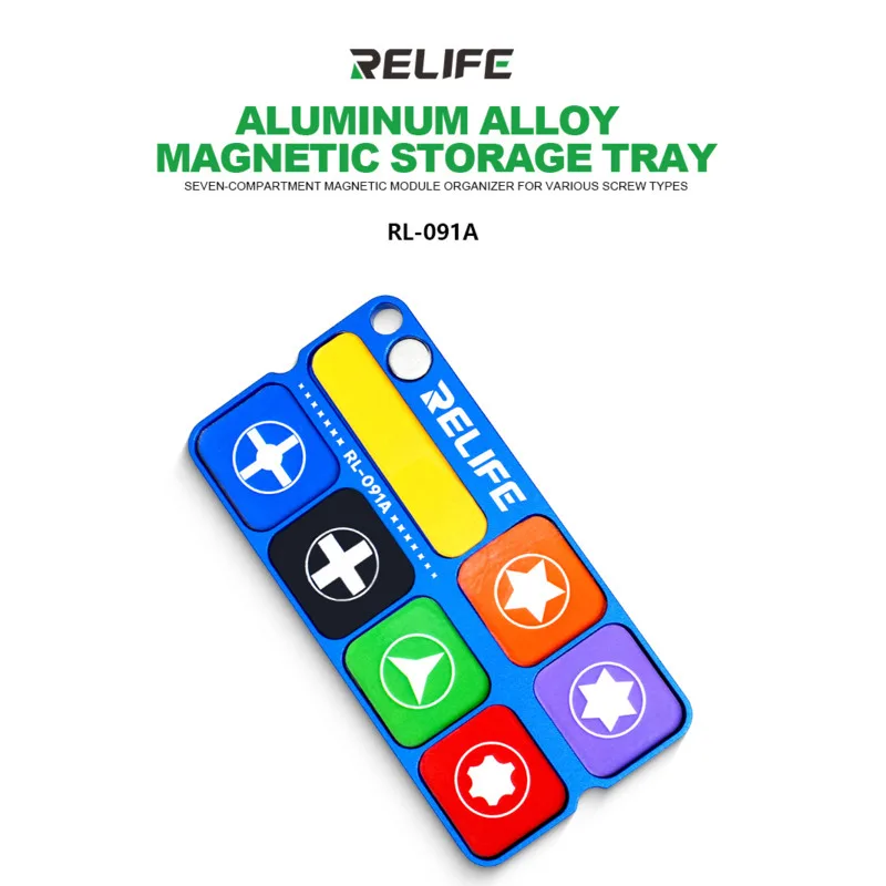 RELIFE RL-091A Magnetic Screw Storage Disk With Strong Magnetic Module For Mobile Phone Computer Repair Special Screw Tool
RELIFE RL-091A Magnetic Screw Storage Disk With Strong Magnetic Module For Mobile Phone Computer Repair Special Screw Tool