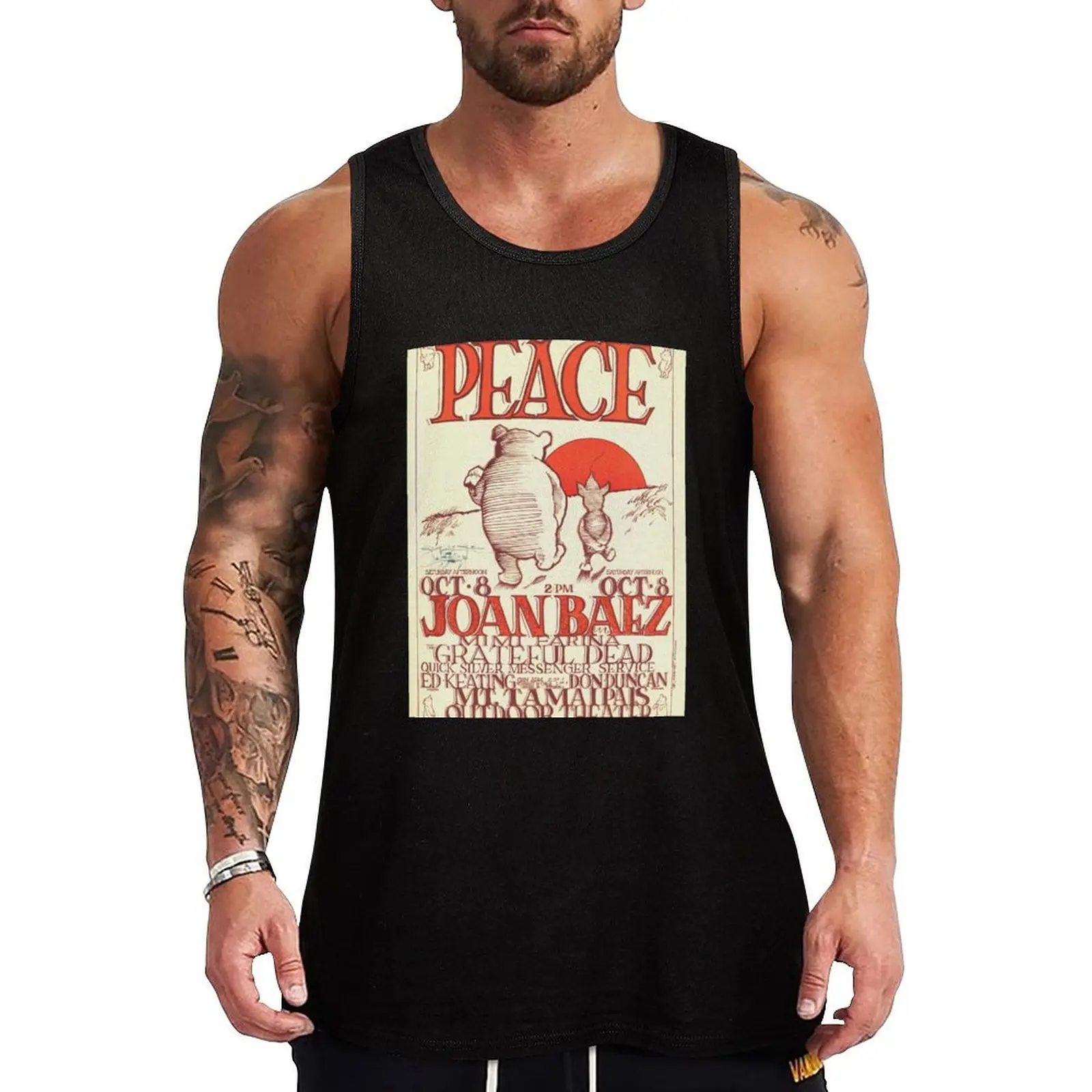 Vintage 1966 concert for peace poster Joan Baez Tank Top Anti Shrink Tank Top Durable Casual Sleeveless Shirt
Vintage 1966 concert for peace poster Joan Baez Tank Top Anti Shrink Tank Top Durable Casual Sleeveless Shirt