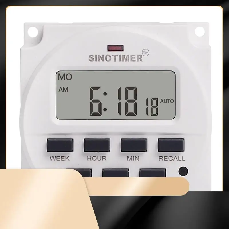 X40A_XA-SINOTIMER TM618H Вольт Выходное напряжение Цифровой 7-дневный еженедельный программируемый таймер Реле времени Контроллер Таймер 
X40A_XA-SINOTIMER TM618H Вольт Выходное напряжение Цифровой 7-дневный еженедельный программируемый таймер Реле времени Контроллер Таймер