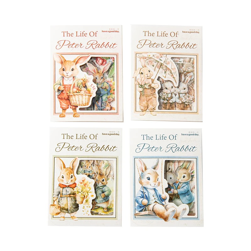 8packs/LOT Peter Rabbit's Life Series series cute lovely retro decorative PET sticker
8packs/LOT Peter Rabbit's Life Series series cute lovely retro decorative PET sticker