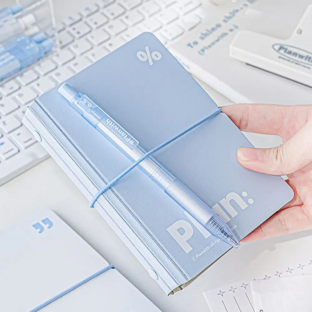 44 Sheets Mini Pocket Notebook Mini Waterproof Cover Portable Handbook White Blue 6 Ring Loose Leaf Diary Book Stationery 
44 Sheets Mini Pocket Notebook Mini Waterproof Cover Portable Handbook White Blue 6 Ring Loose Leaf Diary Book Stationery