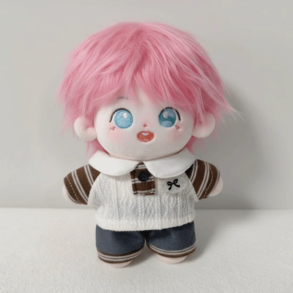 T-shirt 10cm Cotton Doll Clothes Preppy Style Uniform Doll Clothes Outfit Mini Suit Doll Dress Up Set Children's Gift
T-shirt 10cm Cotton Doll Clothes Preppy Style Uniform Doll Clothes Outfit Mini Suit Doll Dress Up Set Children's Gift