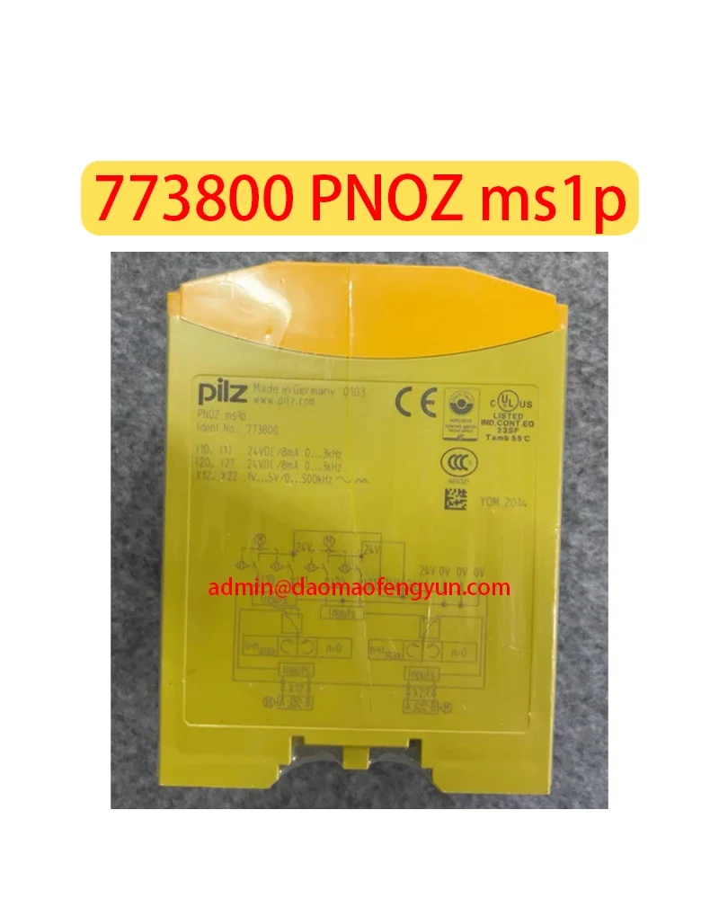 773800 PNOZ ms1p Brand new Safety Relays,Fast shipping
773800 PNOZ ms1p Brand new Safety Relays,Fast shipping