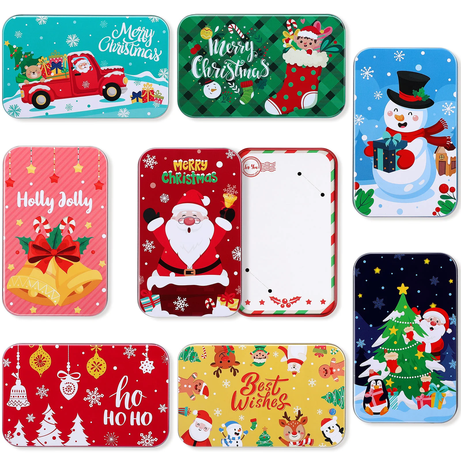 Card Box Gift Organizer Boxes Metal Cases Tin Can Festival Presents Rectangular Tinplate Storage
Card Box Gift Organizer Boxes Metal Cases Tin Can Festival Presents Rectangular Tinplate Storage