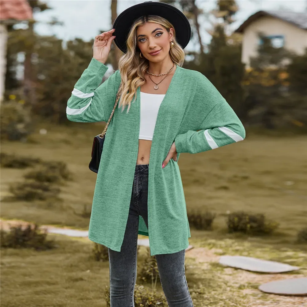 Women's Sweater Korean Popular Clothes Knit Cardigan for Women Knitwears Gray Long Sleeve Top Open Stitch Female Woman Clothing
Women's Sweater Korean Popular Clothes Knit Cardigan for Women Knitwears Gray Long Sleeve Top Open Stitch Female Woman Clothing