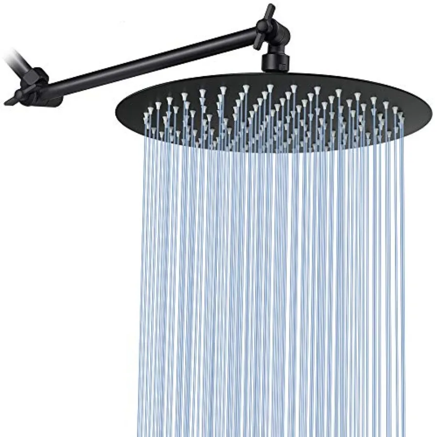 NearMoon Ra Shower Head with 11'' Adjustable Arm High Pressure Staless Steel Rafall Shower Ultra-Thin Design - Pressure Boostin
NearMoon Ra Shower Head with 11'' Adjustable Arm High Pressure Staless Steel Rafall Shower Ultra-Thin Design - Pressure Boostin