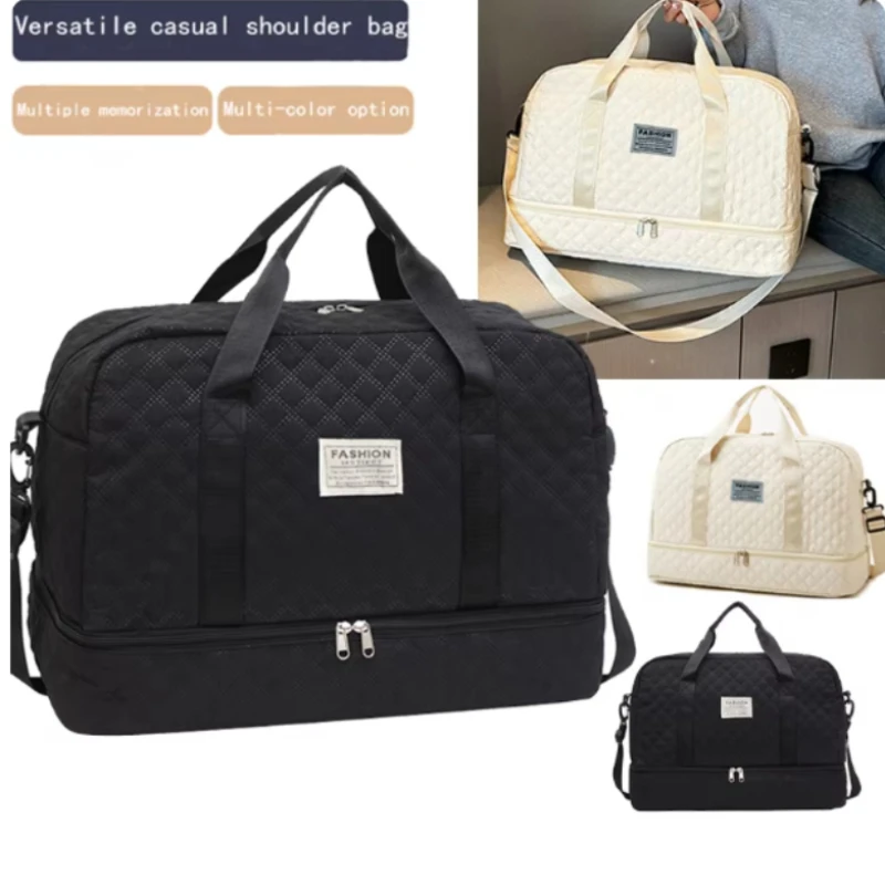 Sleek Multi-purpose Duffle Bag for Daily Travel Stylish "FASHION" Emblem Quilted Lightweight Spacious Casual Functional Bag
Sleek Multi-purpose Duffle Bag for Daily Travel Stylish "FASHION" Emblem Quilted Lightweight Spacious Casual Functional Bag