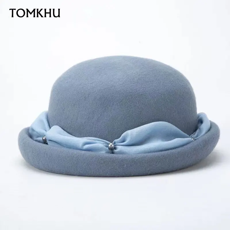 Female Vintage Wool Bucket Hat Sweet Business Uniform Live Show Women Beret Caps Hats Elegant French Wedding Hat Derbies Femme
Female Vintage Wool Bucket Hat Sweet Business Uniform Live Show Women Beret Caps Hats Elegant French Wedding Hat Derbies Femme