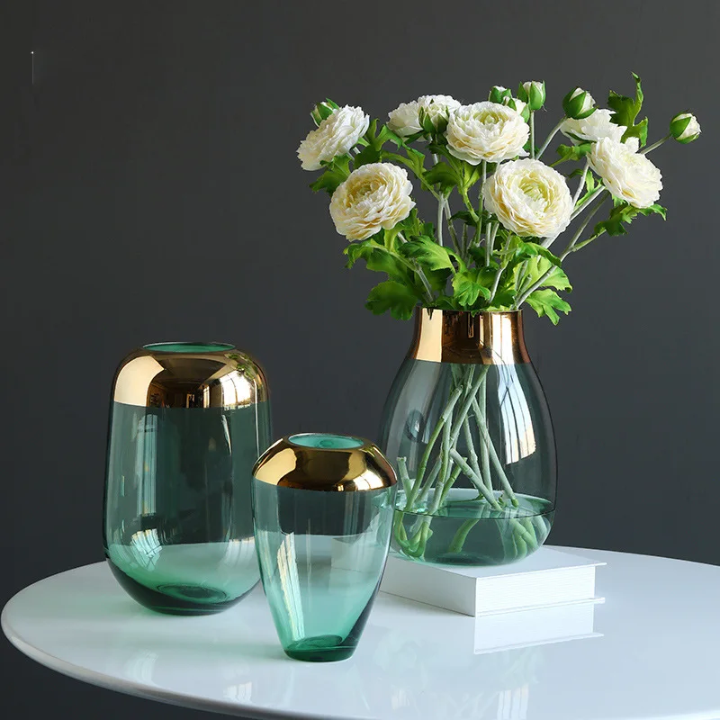 Nordic light luxury transparent glass vase ornament flower arrangement water culture device creative living room
Nordic light luxury transparent glass vase ornament flower arrangement water culture device creative living room