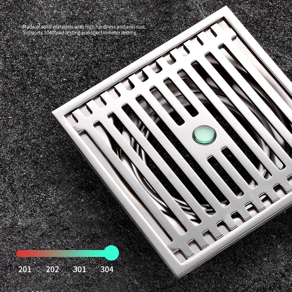 15x15cm Stainless Steel Floor Drains Anti-odor Drainer Shower Strainer Grate For Kitchen Hotel Bathroom Accessories
15x15cm Stainless Steel Floor Drains Anti-odor Drainer Shower Strainer Grate For Kitchen Hotel Bathroom Accessories