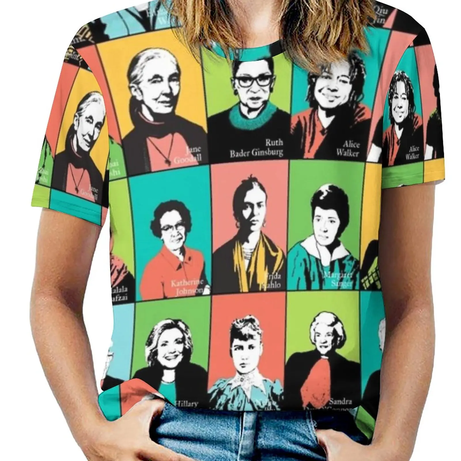Feminist Icons Women T-Shirt Crewneck Casual Short Sleeve Tops Summer Tees Feminist Icons Feminist Icon Strong Women Rbg Ruth
Feminist Icons Women T-Shirt Crewneck Casual Short Sleeve Tops Summer Tees Feminist Icons Feminist Icon Strong Women Rbg Ruth