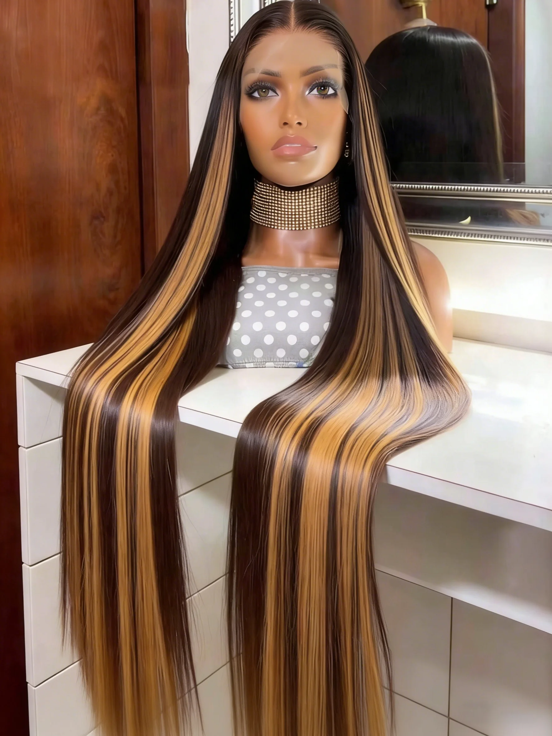 Straight 13x4 Hd Transparent Lace Front Wig Colored Highlight Human Hair Wigs For Women Brazilian 4/27 Blonde Pre Plucked Wigs
Straight 13x4 Hd Transparent Lace Front Wig Colored Highlight Human Hair Wigs For Women Brazilian 4/27 Blonde Pre Plucked Wigs