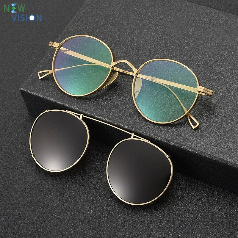 Fashion Women Polarized Sunglasses Clip Pure Titanium Oval Frame Men Driving Sun Glasses Can Be Customized Prescription Lenses
Fashion Women Polarized Sunglasses Clip Pure Titanium Oval Frame Men Driving Sun Glasses Can Be Customized Prescription Lenses