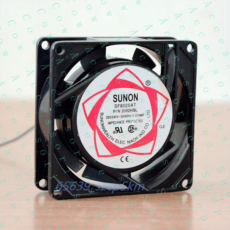PP+ FOR Sunon Fan SF8025AT 2082HSL 80x80x25mm 220-240V 0.07A double ball bearing
PP+ FOR Sunon Fan SF8025AT 2082HSL 80x80x25mm 220-240V 0.07A double ball bearing