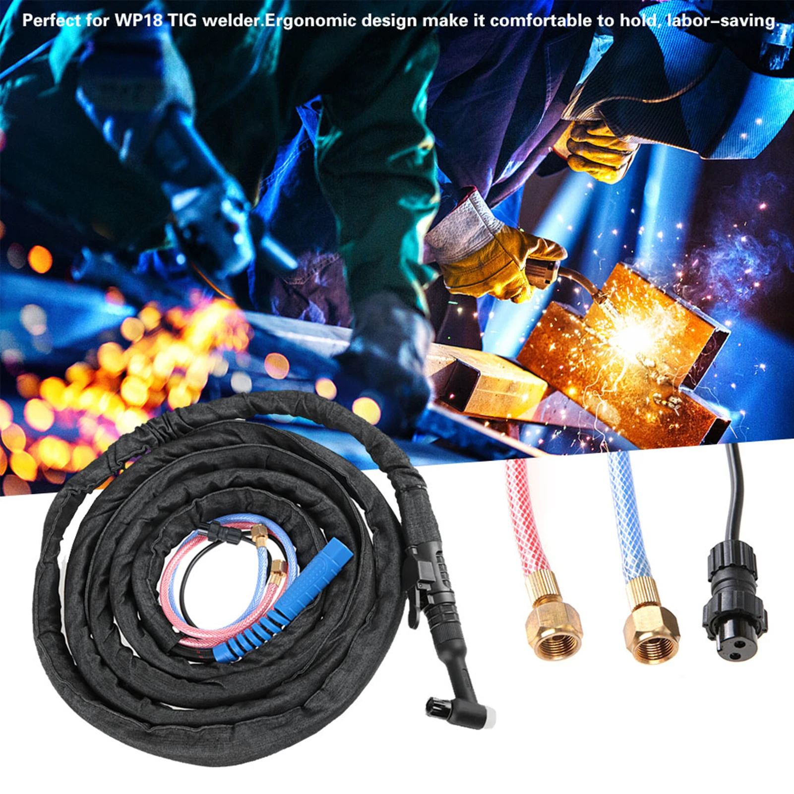 Water Cooled Tig Torch Agon Arc Welding Torch Set Water Cooled Nut Connector M16 Welding Torch Tig Torch Water Cooled Tig Torch
Water Cooled Tig Torch Agon Arc Welding Torch Set Water Cooled Nut Connector M16 Welding Torch Tig Torch Water Cooled Tig Torch