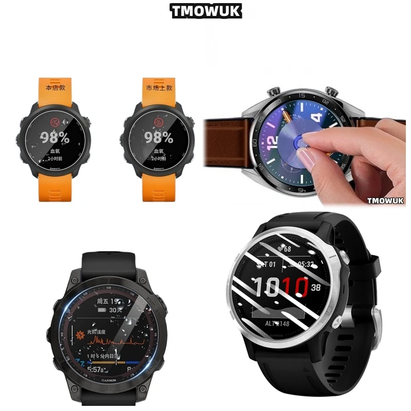 For Garmin Fenix 6 6S 6X Pro Silver Tempered Glass Screen Protector Smart Watch HD Anti-Scratch 9H Hardness Ultra -Clear Shield
For Garmin Fenix 6 6S 6X Pro Silver Tempered Glass Screen Protector Smart Watch HD Anti-Scratch 9H Hardness Ultra -Clear Shield