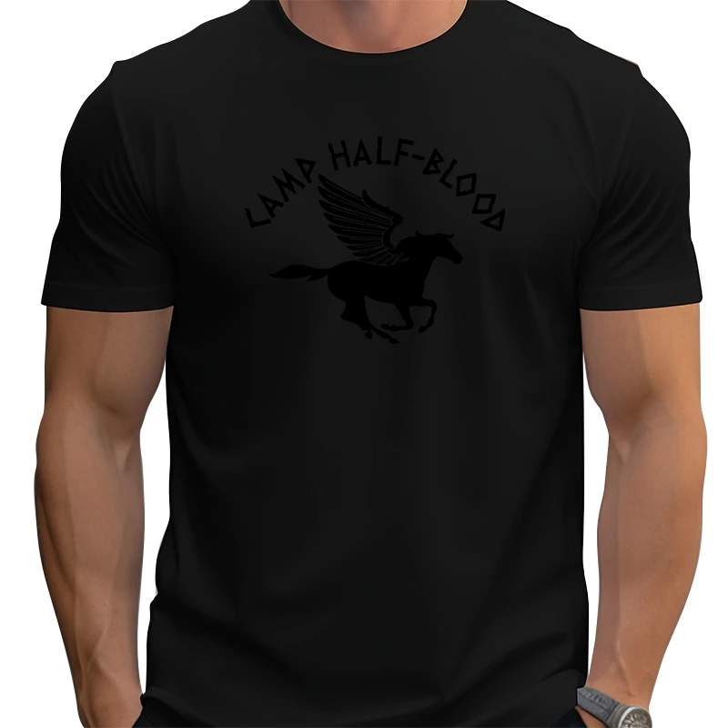 Mens Percy Jackson T Shirts Camp Half Blood T-Shirt Male Summer Tee Shirt Fun 100% Percent Cotton Print Tshirt
Mens Percy Jackson T Shirts Camp Half Blood T-Shirt Male Summer Tee Shirt Fun 100% Percent Cotton Print Tshirt