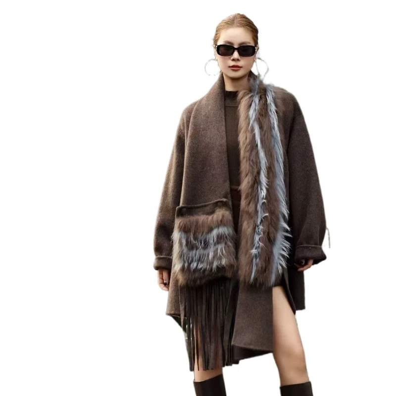 Women's Double-Faced Cashmere Coat - 2025 Autumn & Winter New Style
Women's Double-Faced Cashmere Coat - 2025 Autumn & Winter New Style