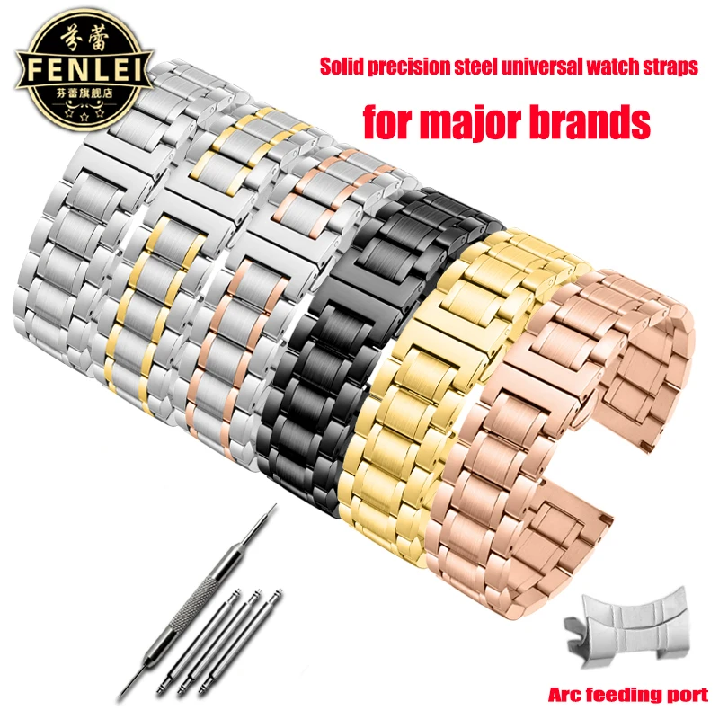 For Tissot Rossini Longines Curved End Stainless steel Bracelet 14 16 17 18 19mm 20mm 21mm 22mm 23mm 24mm Steel Band Watch Strap
For Tissot Rossini Longines Curved End Stainless steel Bracelet 14 16 17 18 19mm 20mm 21mm 22mm 23mm 24mm Steel Band Watch Strap