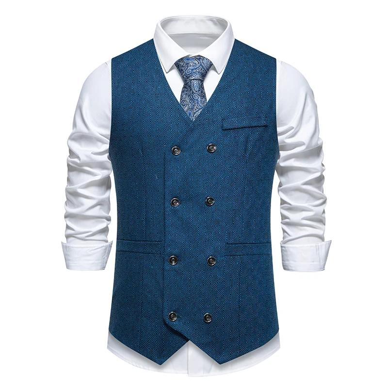 Мужской жилет Slim Fit без рукавов, шерстяной твидовый жилет, мужской двубортный твидовый жилет с узором «елочка», мужской деловой повседневный жилет, мужской XXL
Мужской жилет Slim Fit без рукавов, шерстяной твидовый жилет, мужской двубортный твидовый жилет с узором «елочка», мужской деловой повседневный жилет, мужской XXL