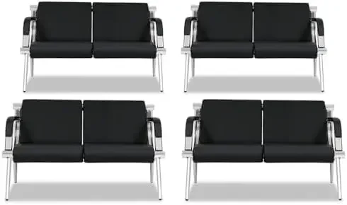 4pcs 2-Seat Office Retion Waiting Room Chairs - Gt & Retion Chairs for Sn Barber Bench Airport Bank Hall Visitor Gt
4pcs 2-Seat Office Retion Waiting Room Chairs - Gt & Retion Chairs for Sn Barber Bench Airport Bank Hall Visitor Gt
