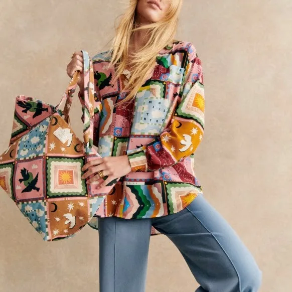 2024 New Fashion Versatile Printed Casual Cardigan Flip Collar Single Breasted Shirt For Women
2024 New Fashion Versatile Printed Casual Cardigan Flip Collar Single Breasted Shirt For Women
