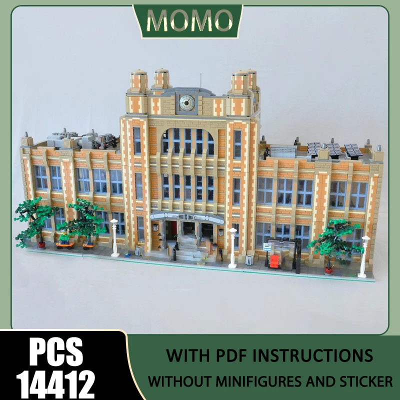 Modular City Building Model Moc Building Blocks Modular School Model Technology Brick Assembly Construction DIY Toys Gift
Modular City Building Model Moc Building Blocks Modular School Model Technology Brick Assembly Construction DIY Toys Gift