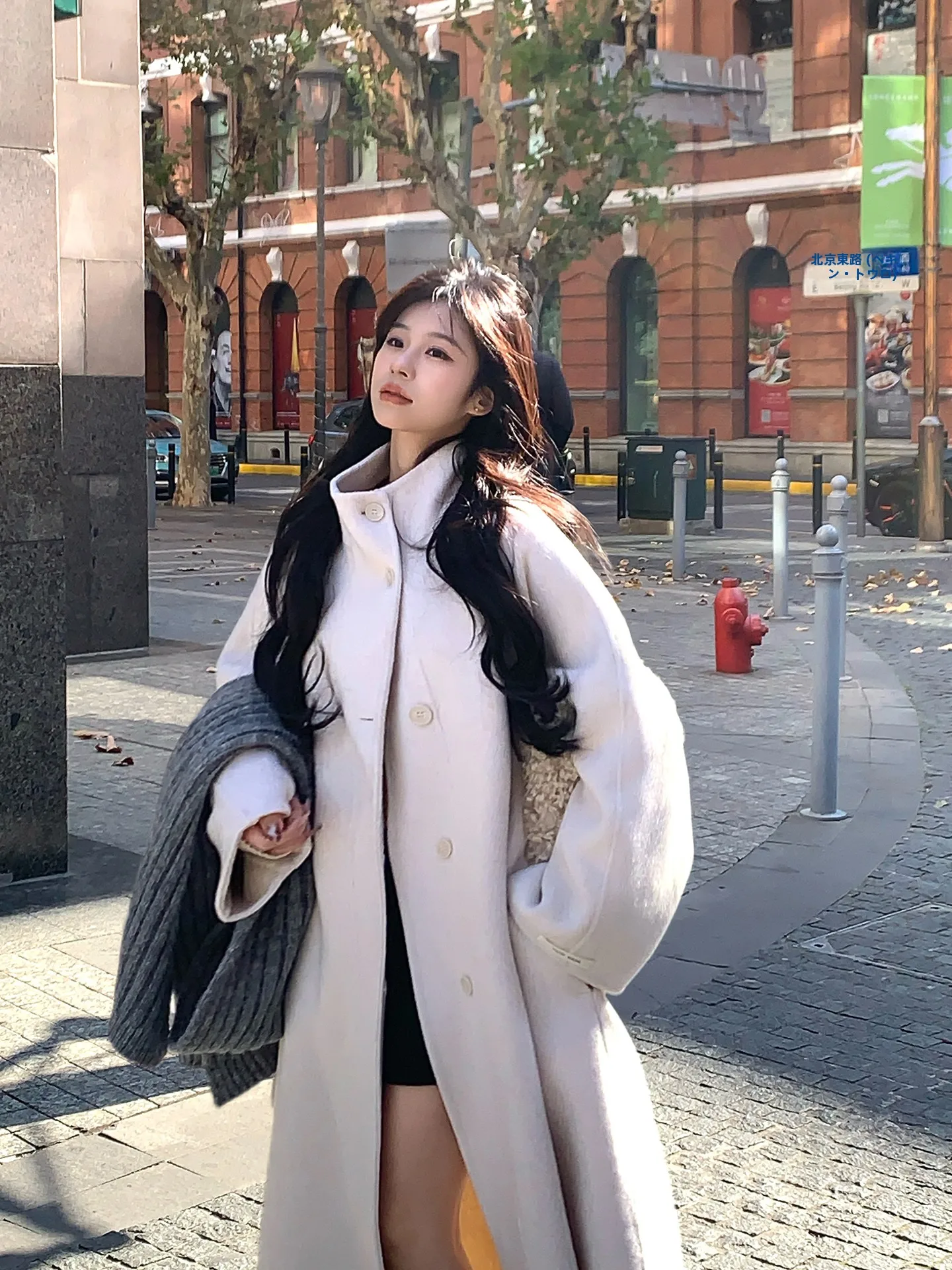 Adan Long Woolen Coat White Loose Fit Double Breasted Korean Style Handmade Women's Outerwear for Winter Casual Wear
Adan Long Woolen Coat White Loose Fit Double Breasted Korean Style Handmade Women's Outerwear for Winter Casual Wear