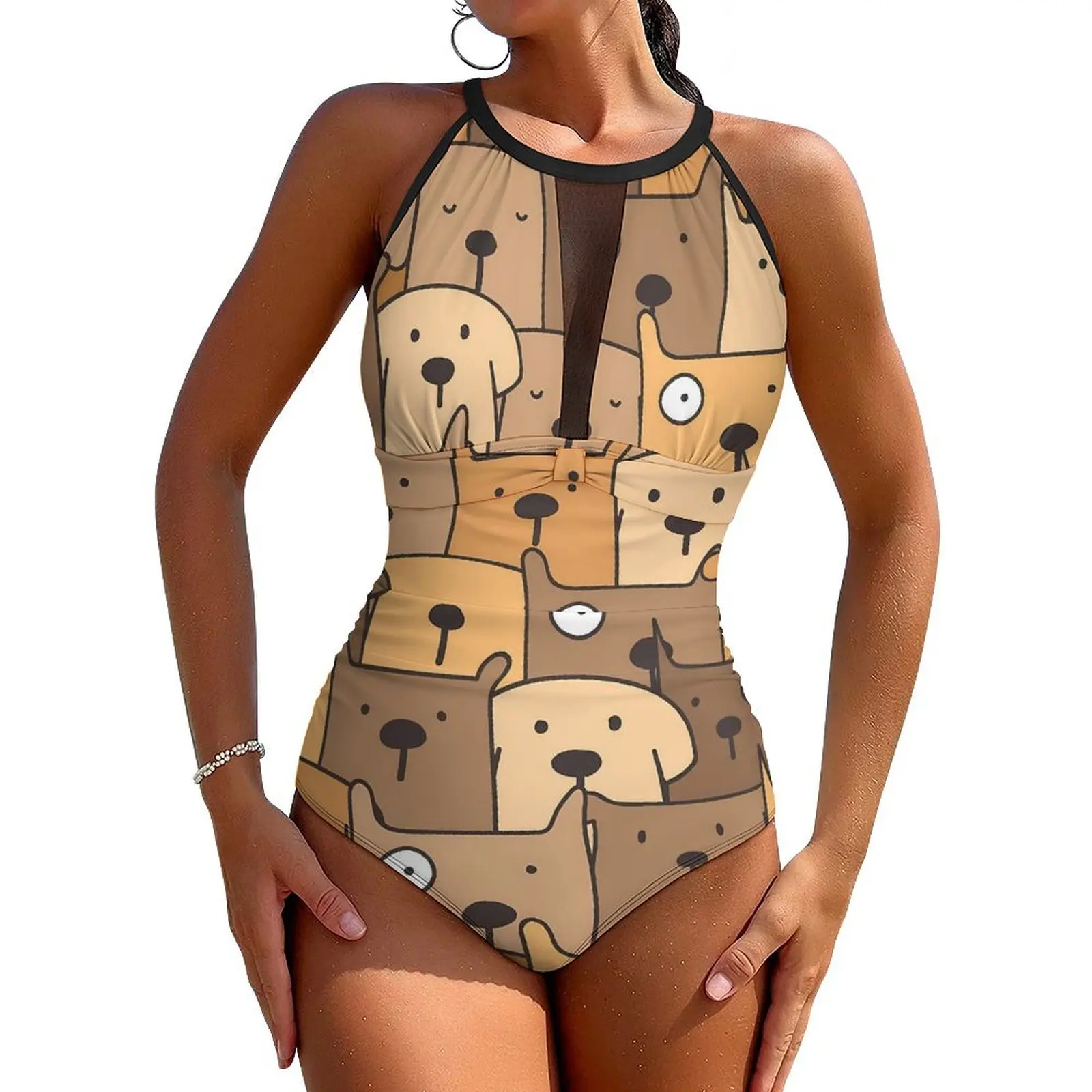 Dog Print Swimsuit Sexy Cartoon Animal One-Piece Swimwear Push Up Swimsuits Kawaii Holiday Rave Monokini
Dog Print Swimsuit Sexy Cartoon Animal One-Piece Swimwear Push Up Swimsuits Kawaii Holiday Rave Monokini