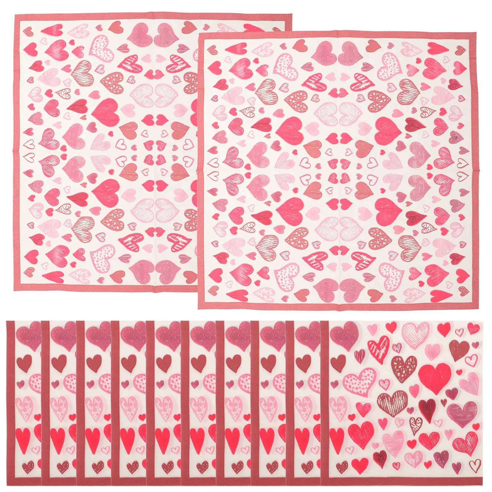 40pcs Heart Shaped Love Paper Napkins Pink Soft Durable Material Wedding Birthday Party Supplies Valentine Decor Dinner Napkins
40pcs Heart Shaped Love Paper Napkins Pink Soft Durable Material Wedding Birthday Party Supplies Valentine Decor Dinner Napkins