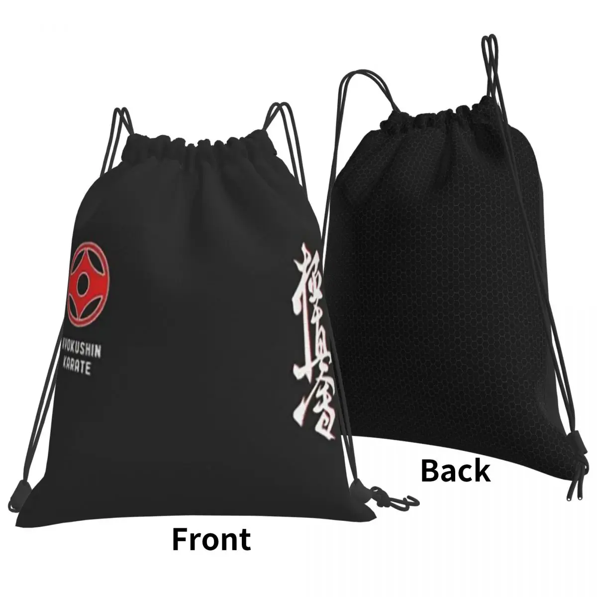 Kyokushin Karate Kanji Taijutsu Backpacks Portable Drawstring Bags Sports Bag Book Bags for Man Woman Students
Kyokushin Karate Kanji Taijutsu Backpacks Portable Drawstring Bags Sports Bag Book Bags for Man Woman Students