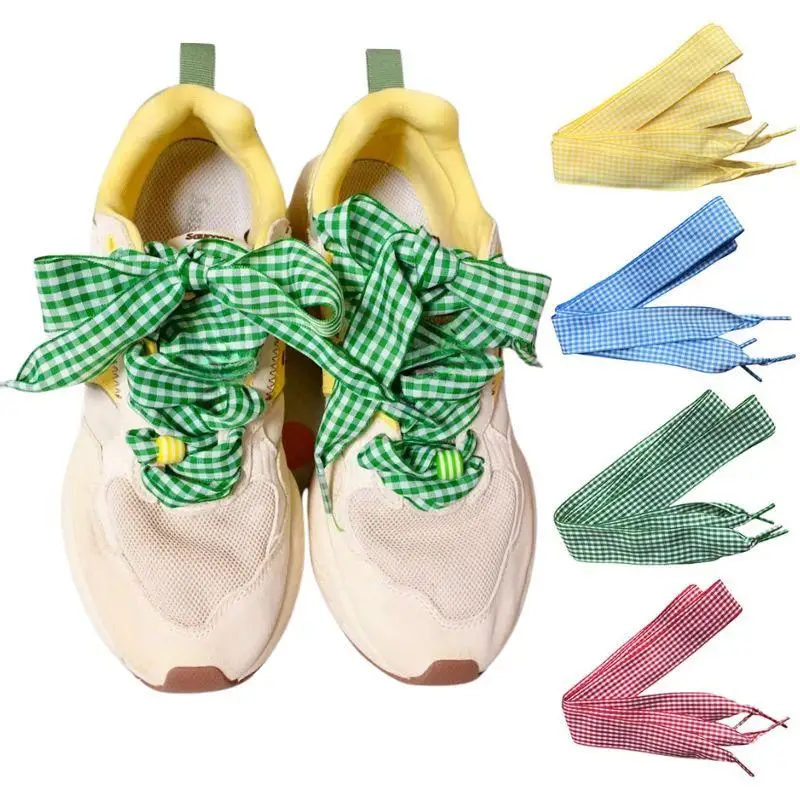 Lattice Shoelaces Combine Colorful Laces DIY Shoe Decoration Sports Casual Sneakers Shoes Laces Make Shoes Checkered Shoelaces
Lattice Shoelaces Combine Colorful Laces DIY Shoe Decoration Sports Casual Sneakers Shoes Laces Make Shoes Checkered Shoelaces