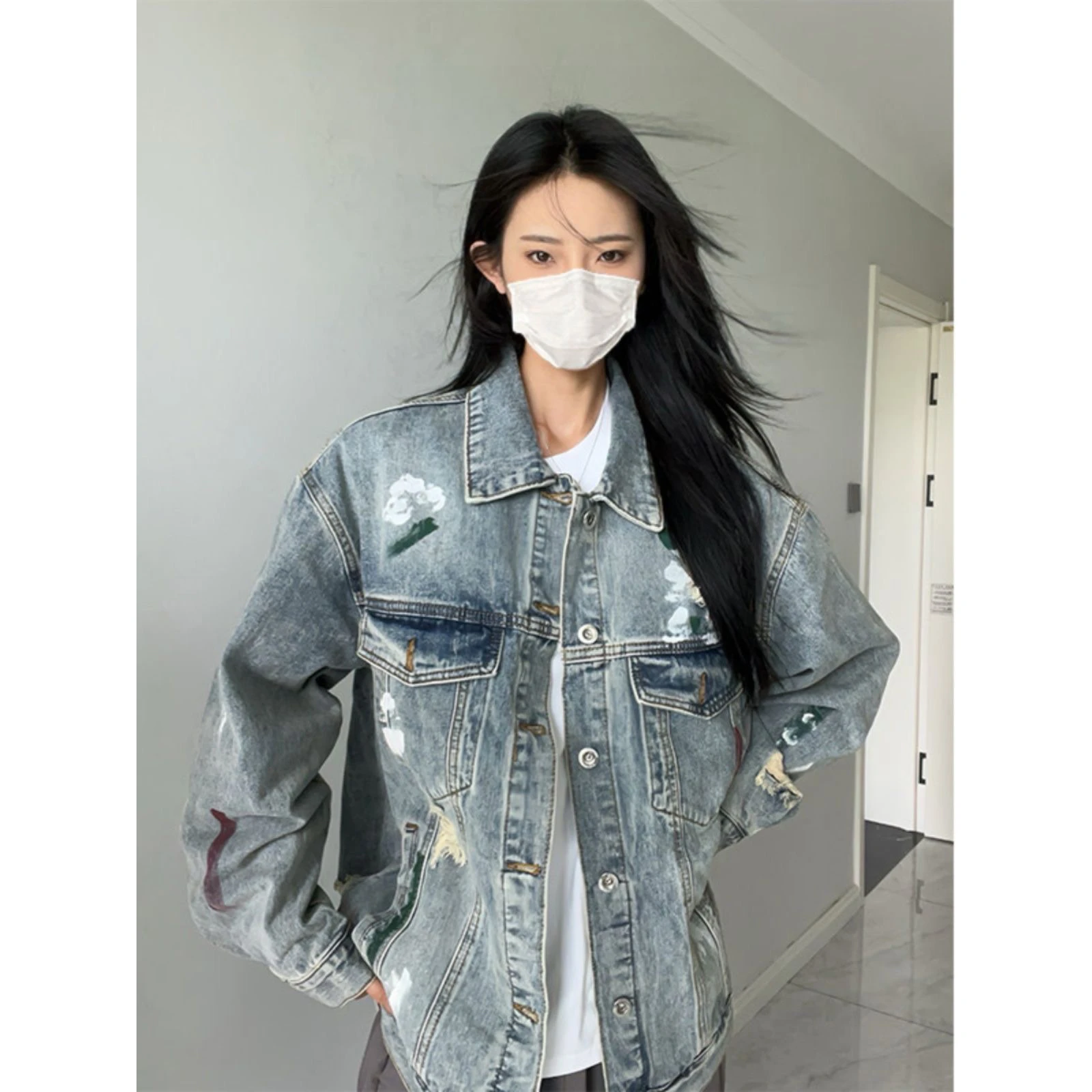 Джинсовый джинсовый джинсовый тюнер в американском стиле ретро, повседневный весенне-осенний дизайн, свободная рабочая одежда, тюнер из смеси хлопка и полиэстера
Джинсовый джинсовый джинсовый тюнер в американском стиле ретро, повседневный весенне-осенний дизайн, свободная рабочая одежда, тюнер из смеси хлопка и полиэстера