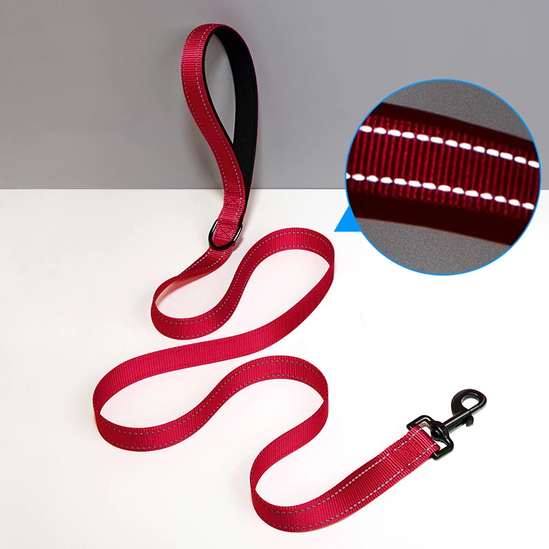 Thickene Durable Dog Leash with Reflective Strips No Pull Hangable Comfort Handle Outdoor Safety Pet Leashes Correas Para Perros
Thickene Durable Dog Leash with Reflective Strips No Pull Hangable Comfort Handle Outdoor Safety Pet Leashes Correas Para Perros